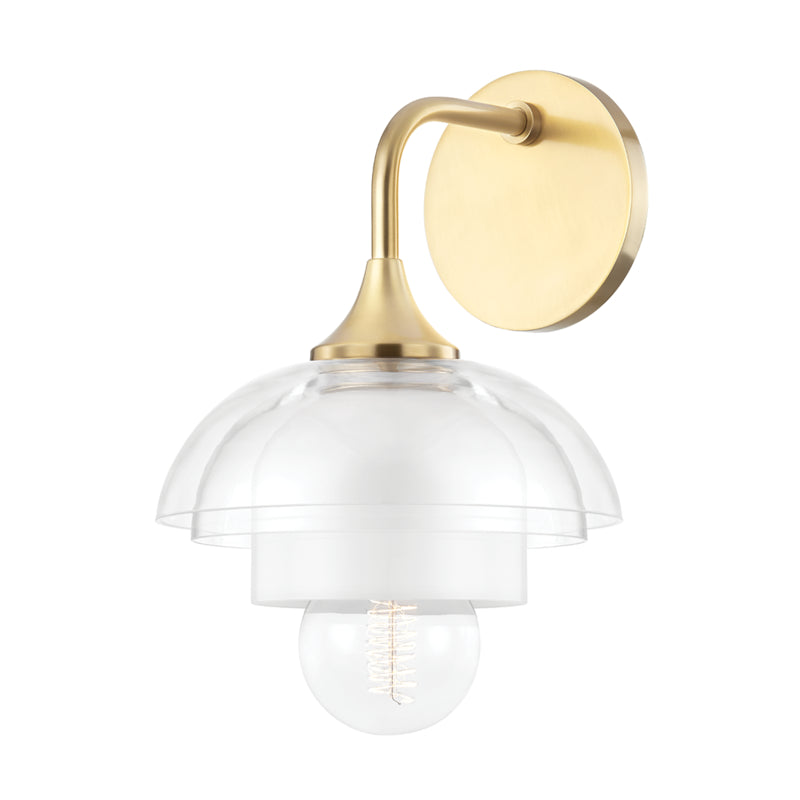 Mitzi Ruby H429101-AGB Wall Sconce Light - Aged Brass