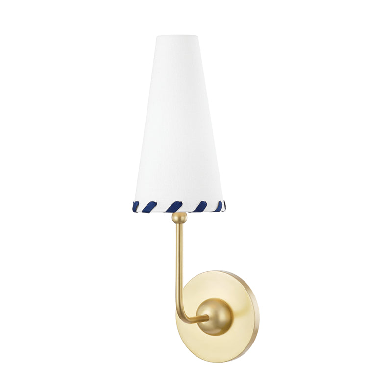 Mitzi Cassie H436101-AGB Wall Sconce Light - Aged Brass