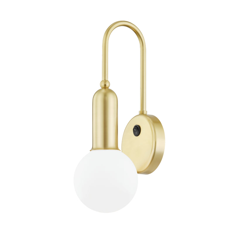 Mitzi Gabby H444101-AGB Wall Sconce Light - Aged Brass