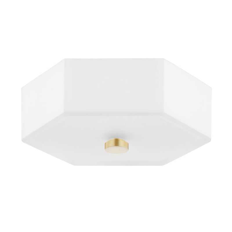 Mitzi Lizzie H462502-AGB/PN Ceiling Light - Aged Brass/Polished Nickel Combo