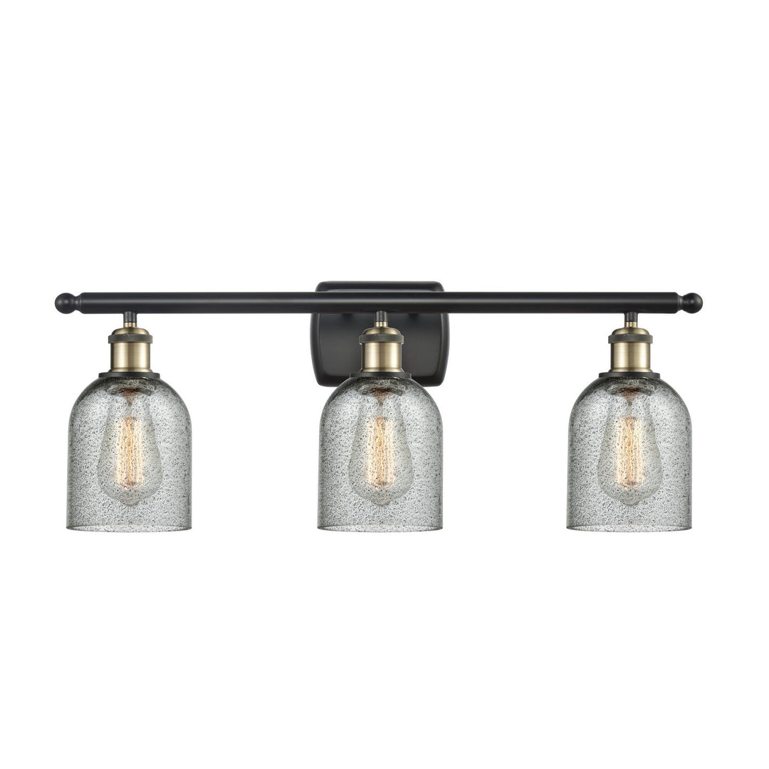 Innovations Ballston 516-3W-BAB-G257 Bath Vanity Light 26 in. wide - Black Antique Brass