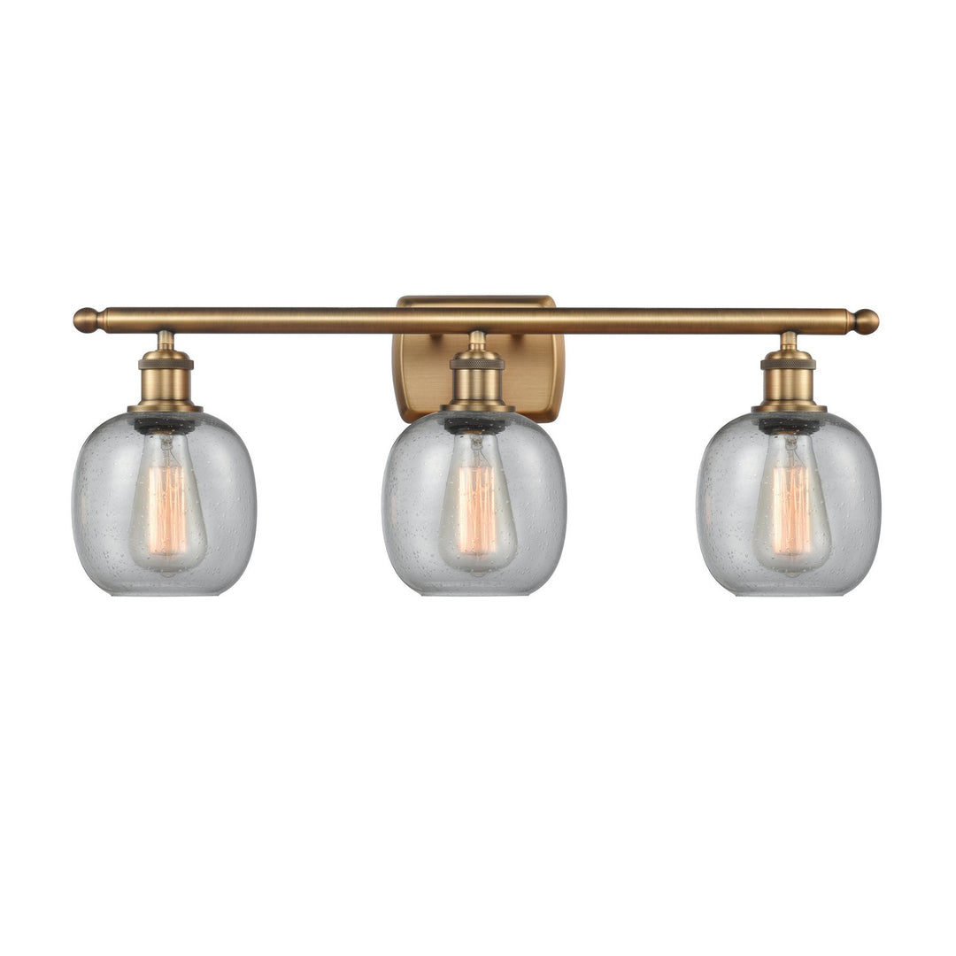 Innovations Ballston 516-3W-BB-G104 Bath Vanity Light 26 in. wide - Brushed Brass