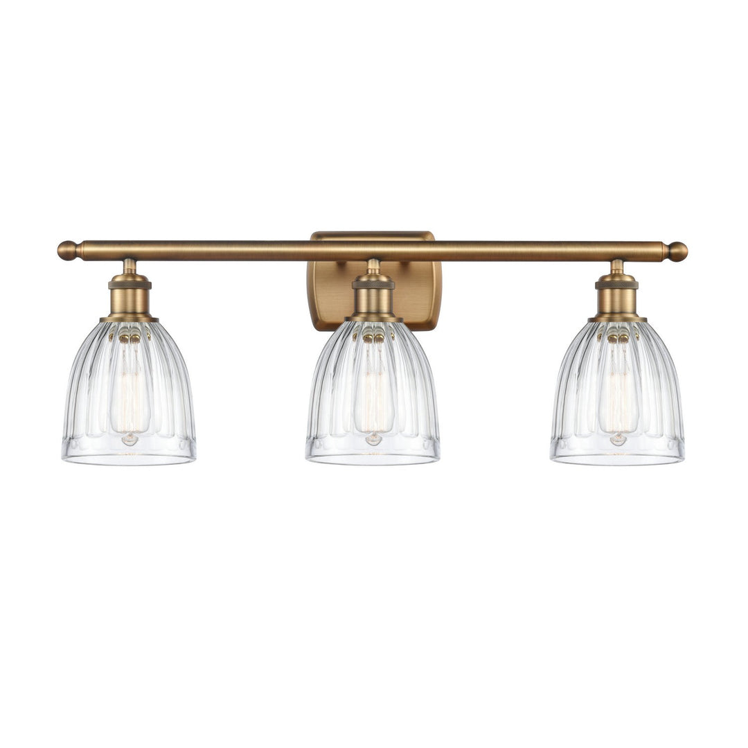 Innovations Ballston 516-3W-BB-G442 Bath Vanity Light 26 in. wide - Brushed Brass