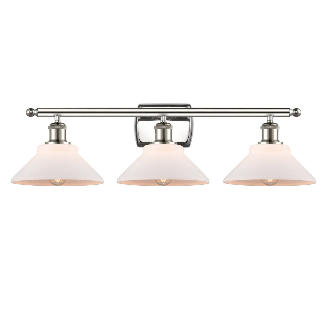 Innovations Ballston 516-3W-PN-G131 Bath Vanity Light 26 in. wide - Polished Nickel