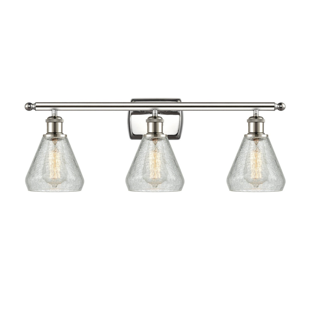 Innovations Ballston 516-3W-PN-G275 Bath Vanity Light 26 in. wide - Polished Nickel