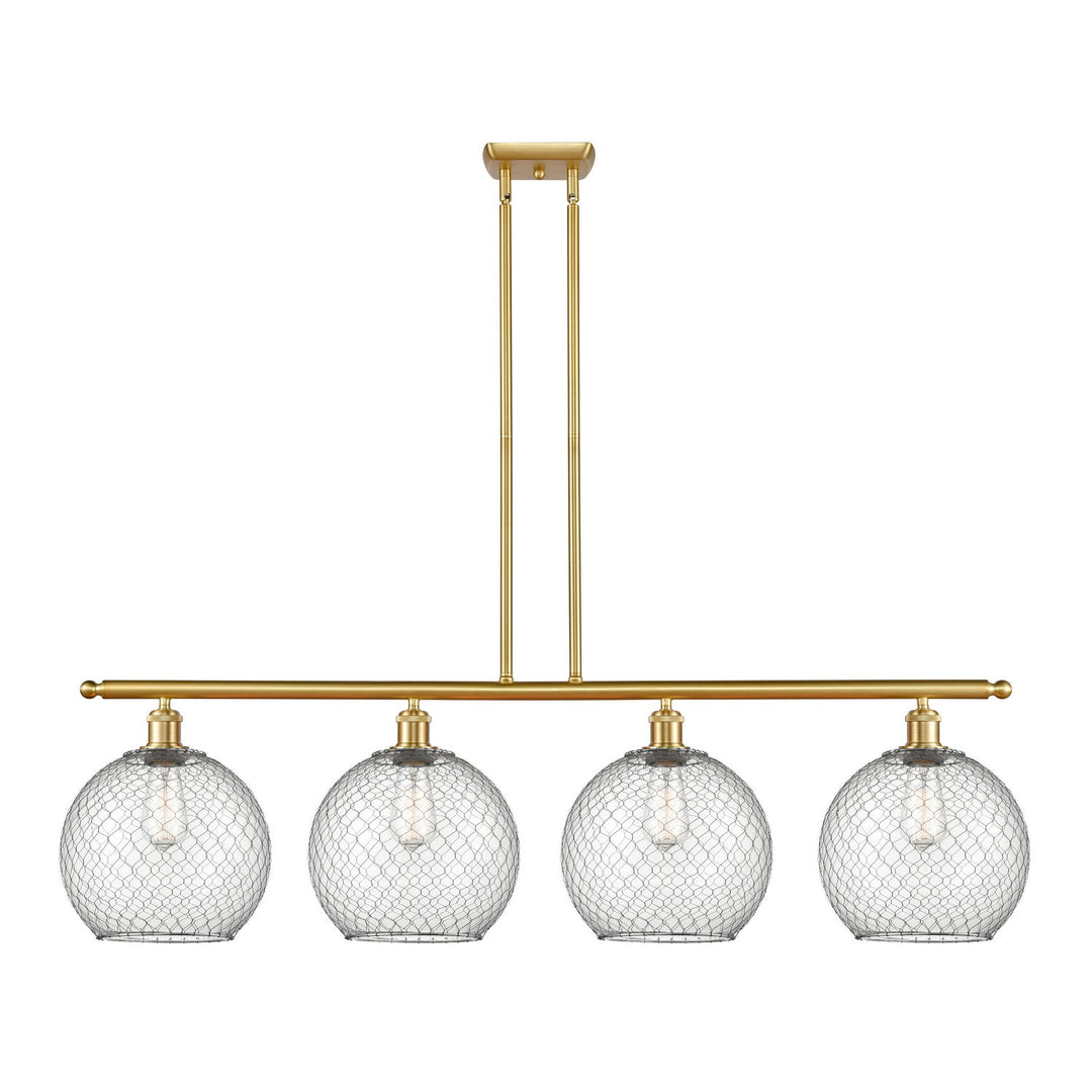 Innovations Ballston 516-4I-SG-G122-10CSN Pendant Light - Satin Gold