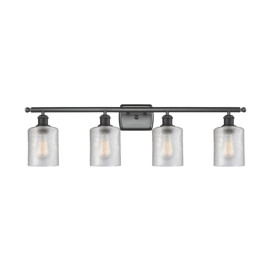 Innovations Ballston 516-4W-BK-G112 Bath Vanity Light 36 in. wide - Matte Black