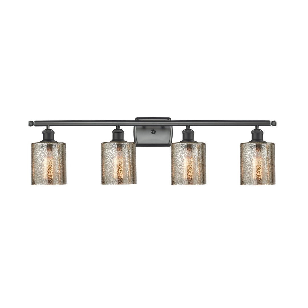 Innovations Ballston 516-4W-BK-G116 Bath Vanity Light 36 in. wide - Matte Black