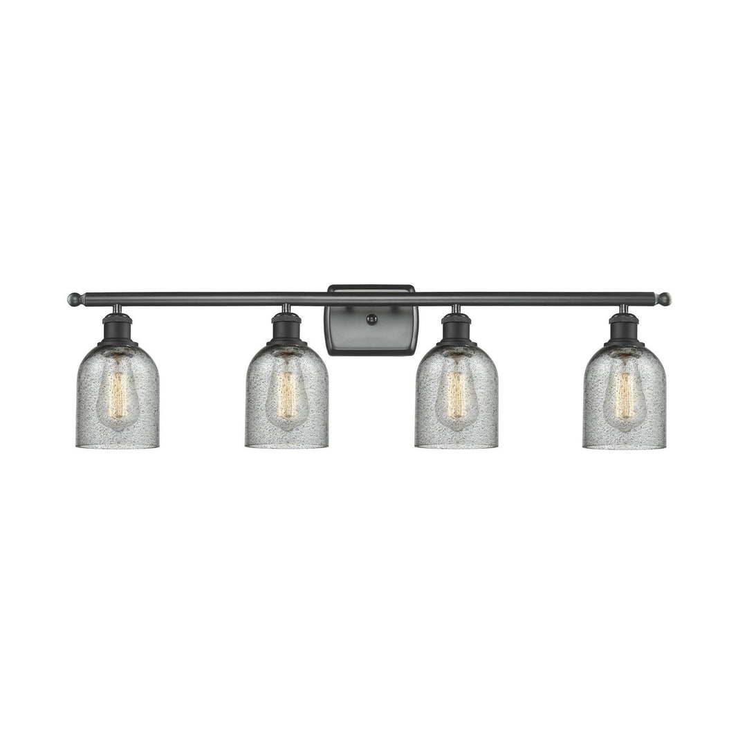 Innovations Ballston 516-4W-BK-G257-LED Bath Vanity Light 36 in. wide - Matte Black