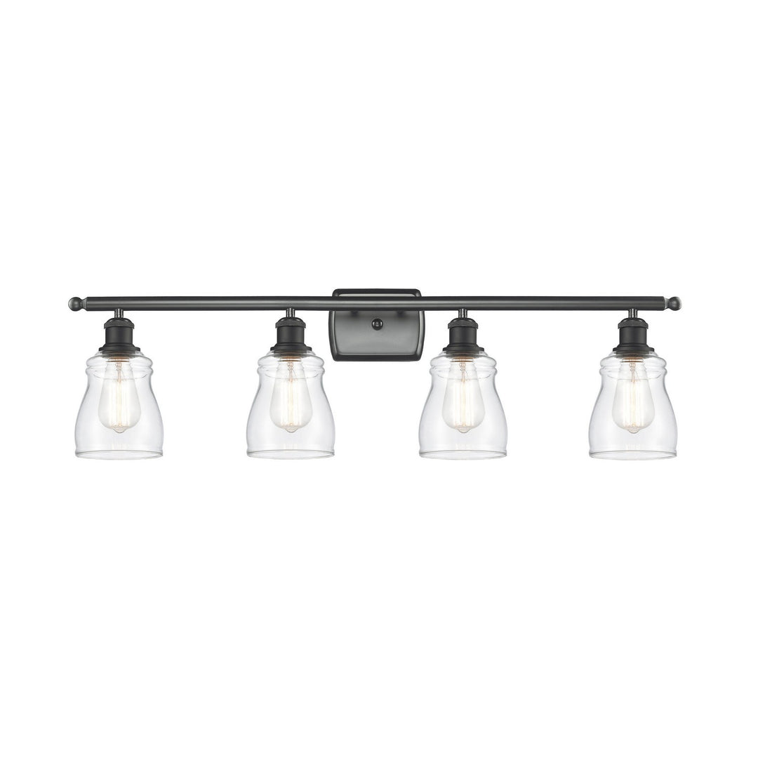 Innovations Ballston 516-4W-BK-G392 Bath Vanity Light 36 in. wide - Matte Black