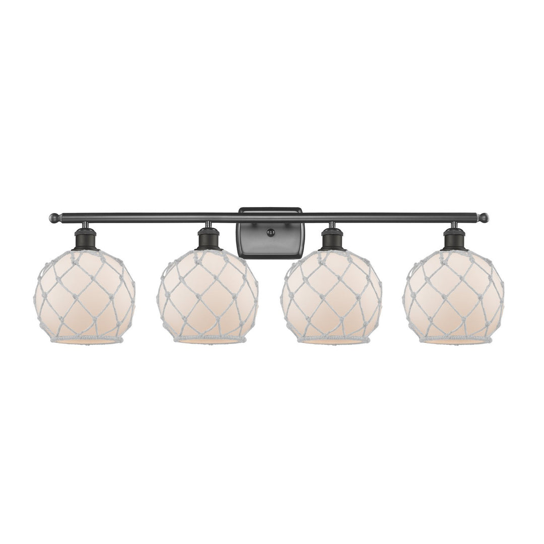 Innovations Ballston 516-4W-OB-G121-8RW Bath Vanity Light 36 in. wide - Oil Rubbed Bronze