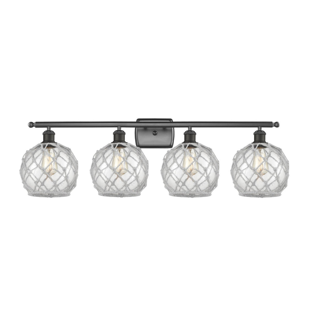 Innovations Ballston 516-4W-OB-G122-8RW Bath Vanity Light 36 in. wide - Oil Rubbed Bronze