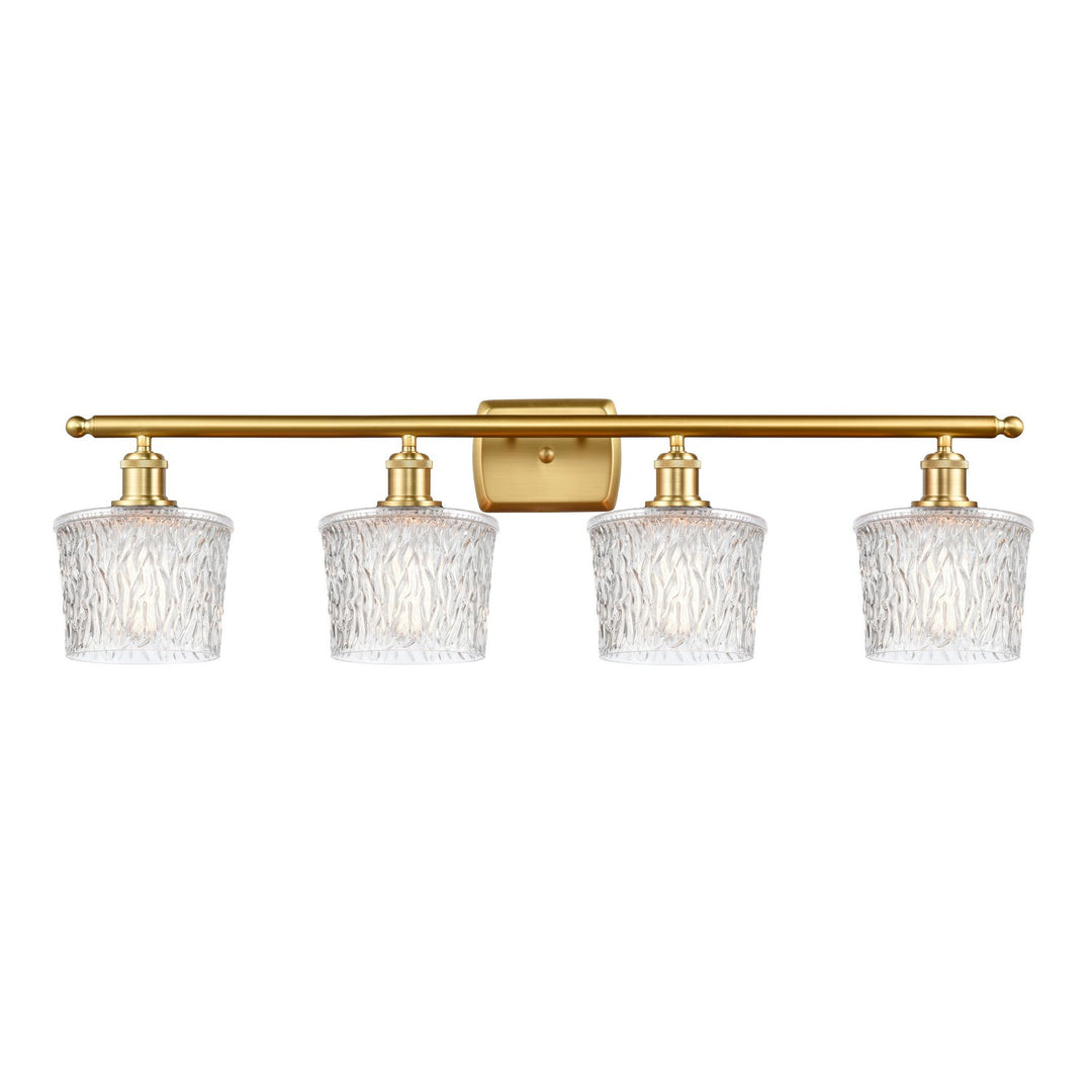 Innovations Ballston 516-4W-SG-G402 Bath Vanity Light 36 in. wide - Satin Gold