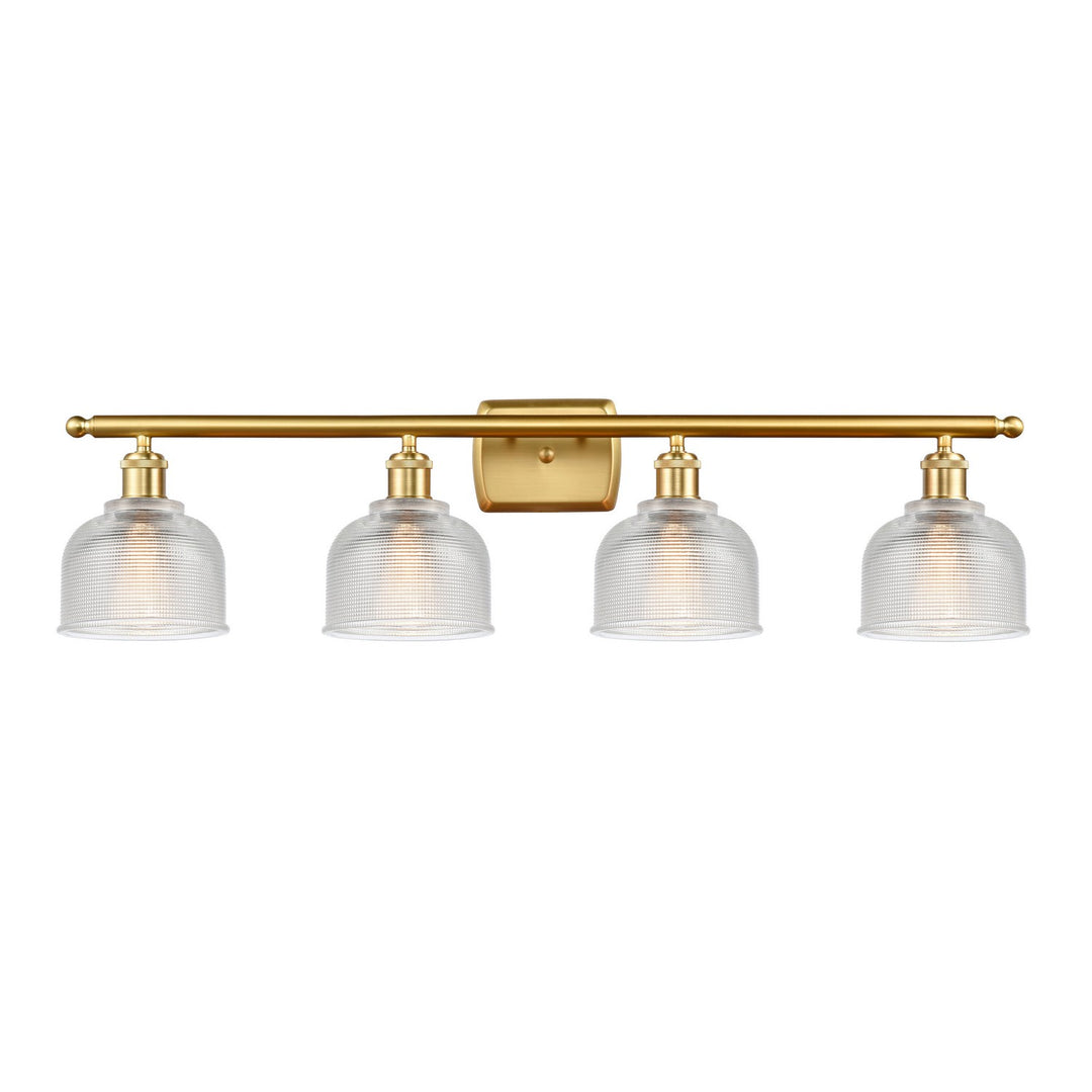 Innovations Ballston 516-4W-SG-G412 Bath Vanity Light 36 in. wide - Satin Gold