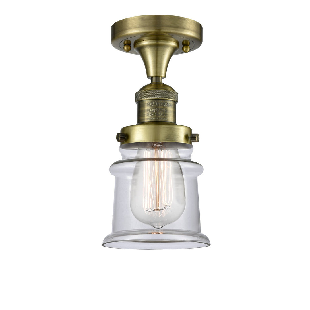 Innovations Franklin Restoration 517-1CH-AB-G182S Ceiling Light - Antique Brass