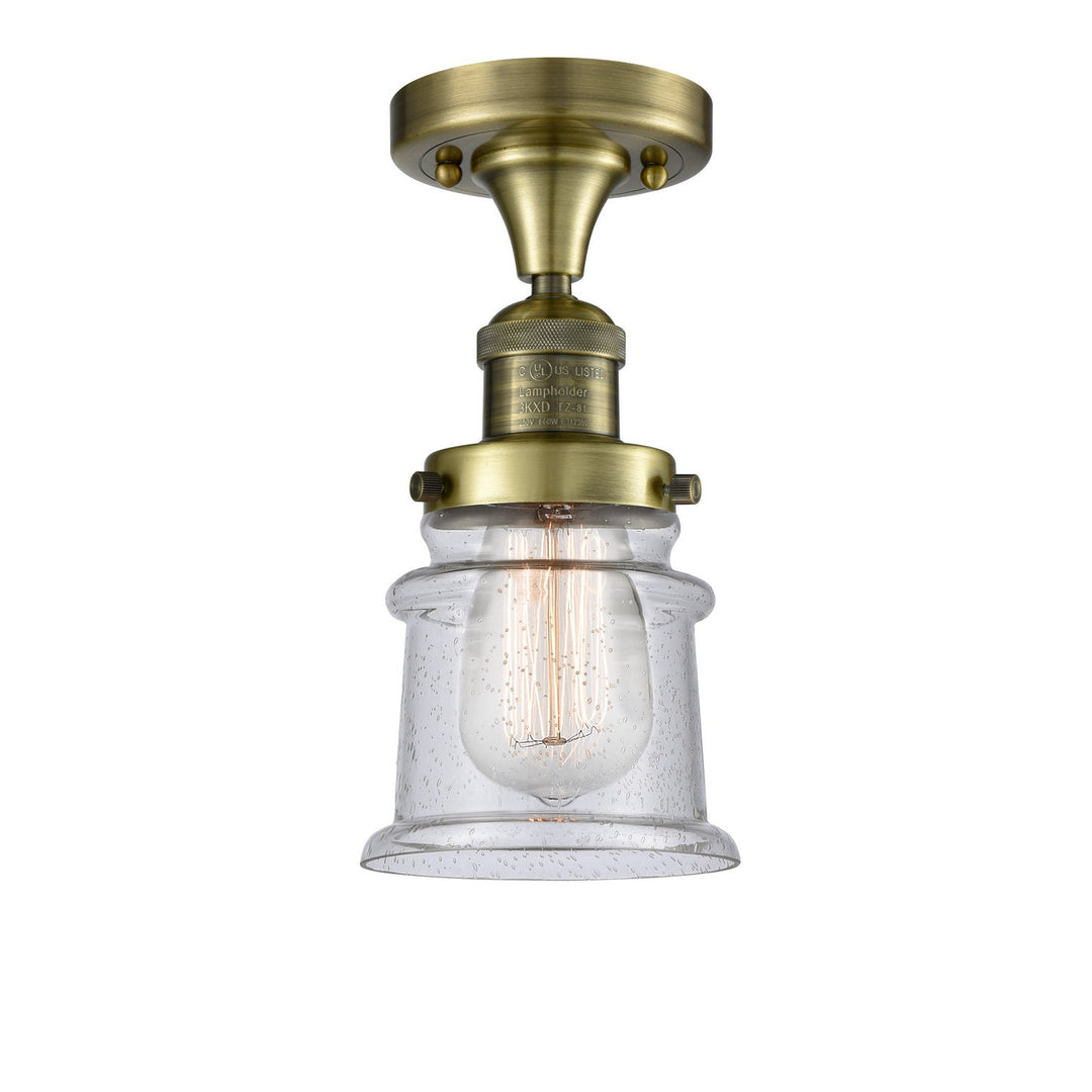 Innovations Franklin Restoration 517-1CH-AB-G184S Ceiling Light - Antique Brass