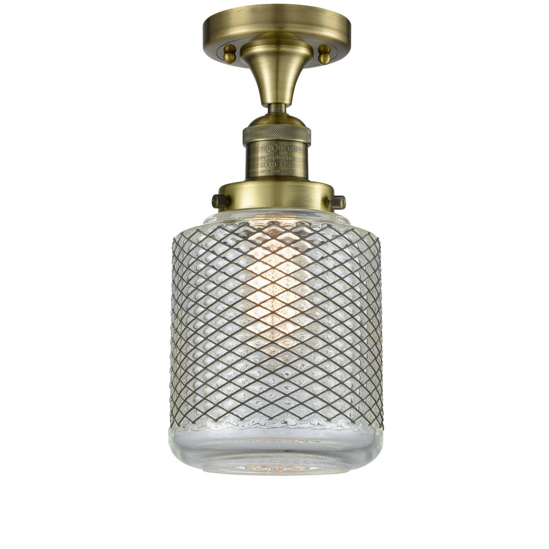 Innovations Franklin Restoration 517-1CH-AB-G262 Ceiling Light - Antique Brass