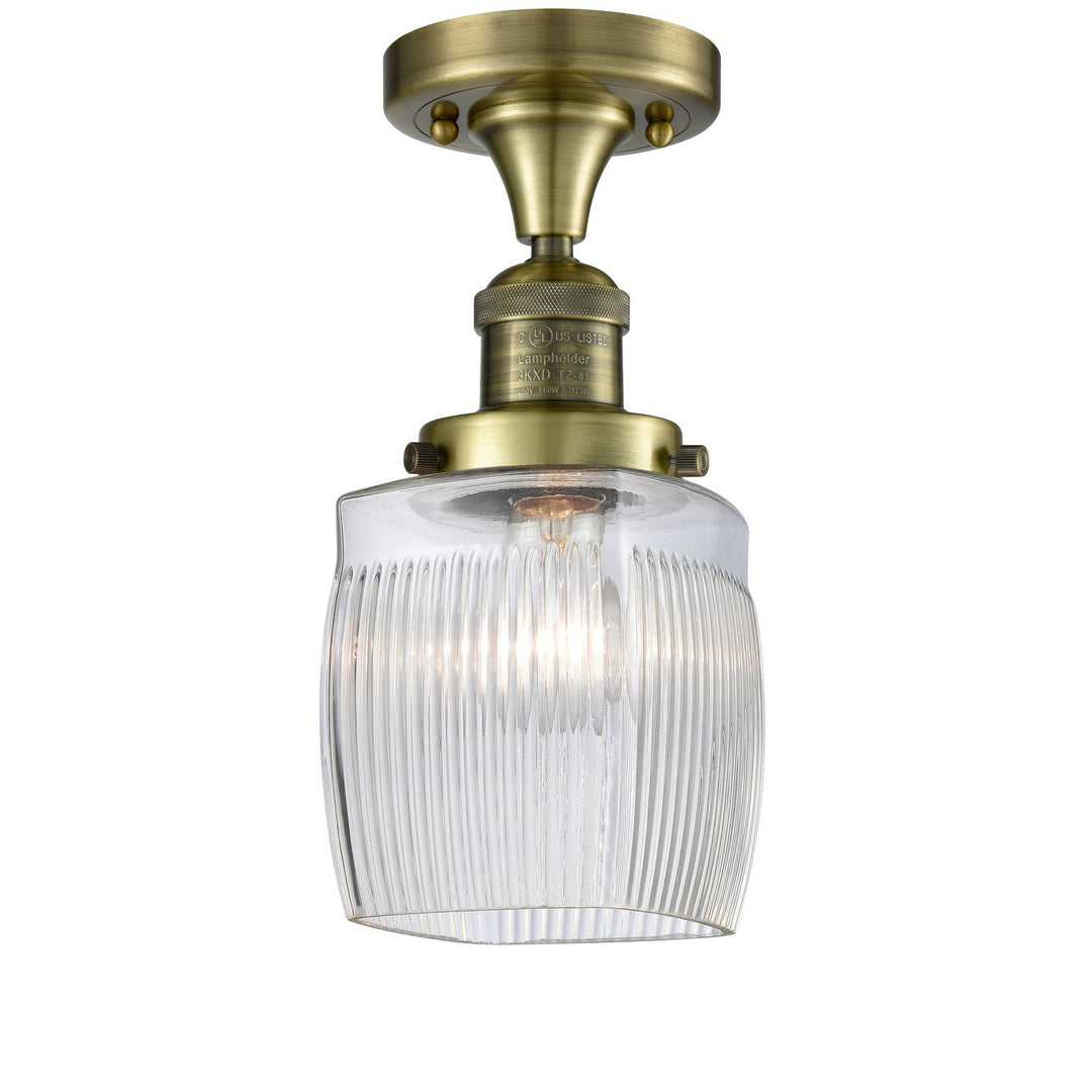 Innovations Franklin Restoration 517-1CH-AB-G302-LED Ceiling Light - Antique Brass