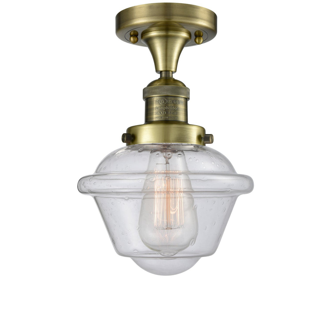 Innovations Franklin Restoration 517-1CH-AB-G534 Ceiling Light - Antique Brass