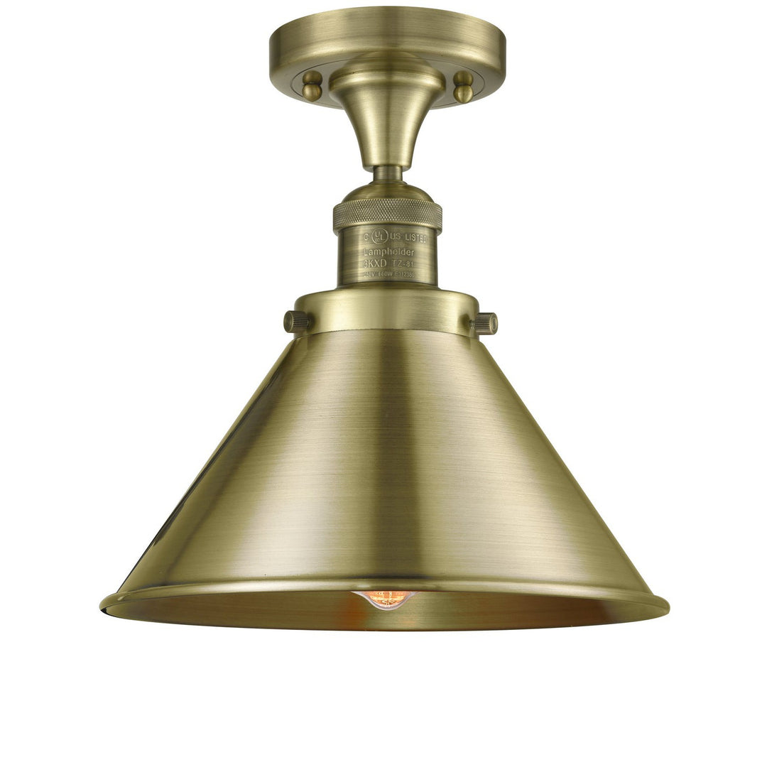 Innovations Franklin Restoration 517-1CH-AB-M10-AB-LED Ceiling Light - Antique Brass