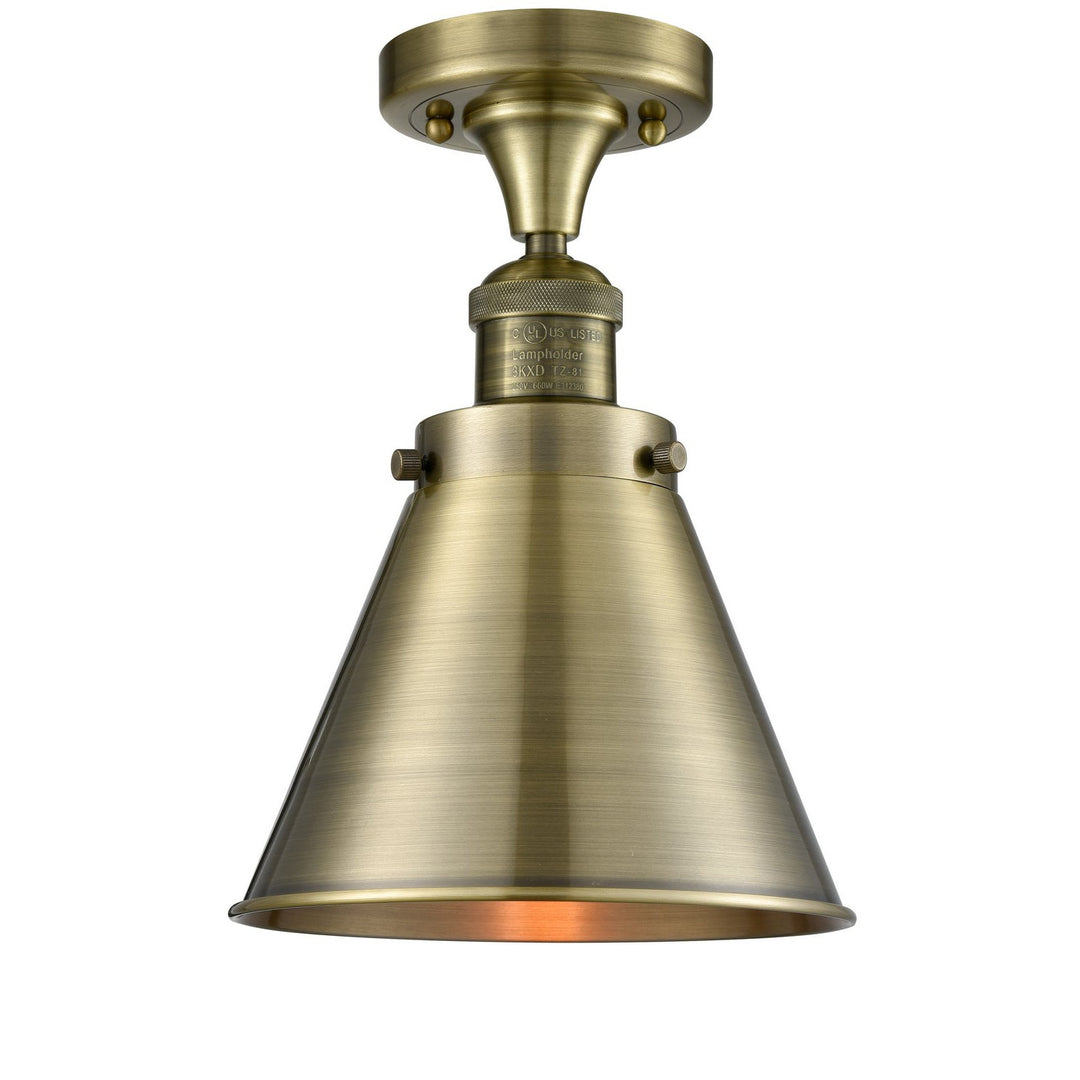 Innovations Franklin Restoration 517-1CH-AB-M13-AB-LED Ceiling Light - Antique Brass