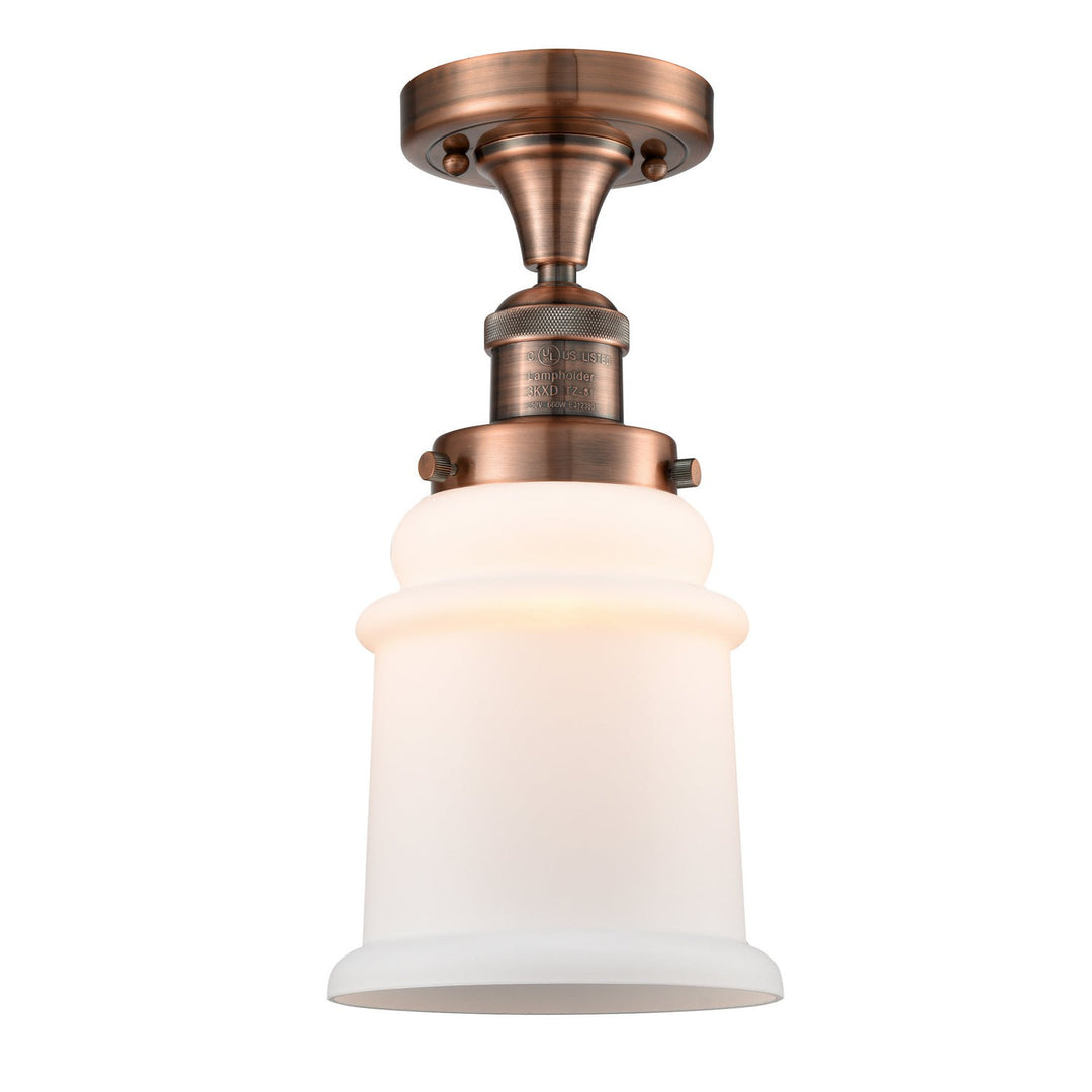 Innovations Franklin Restoration 517-1CH-AC-G181-LED Ceiling Light - Antique Copper