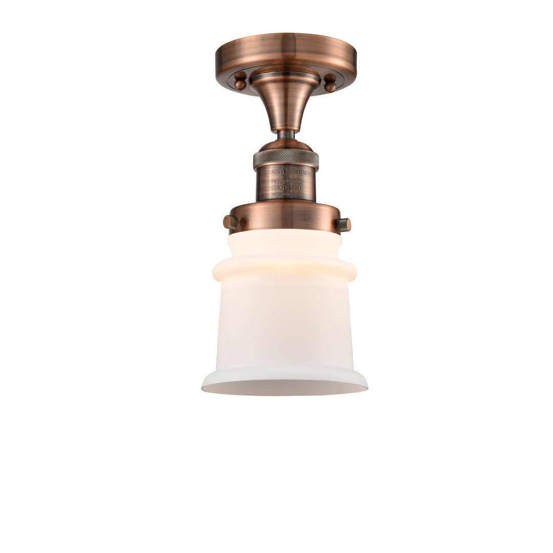 Innovations Franklin Restoration 517-1CH-AC-G181S-LED Ceiling Light - Antique Copper