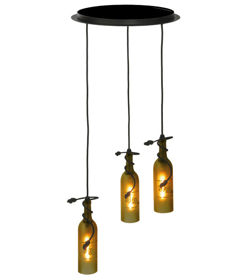 Meyda Tiffany Tuscan Vineyard 105771 Pendant Light - Black