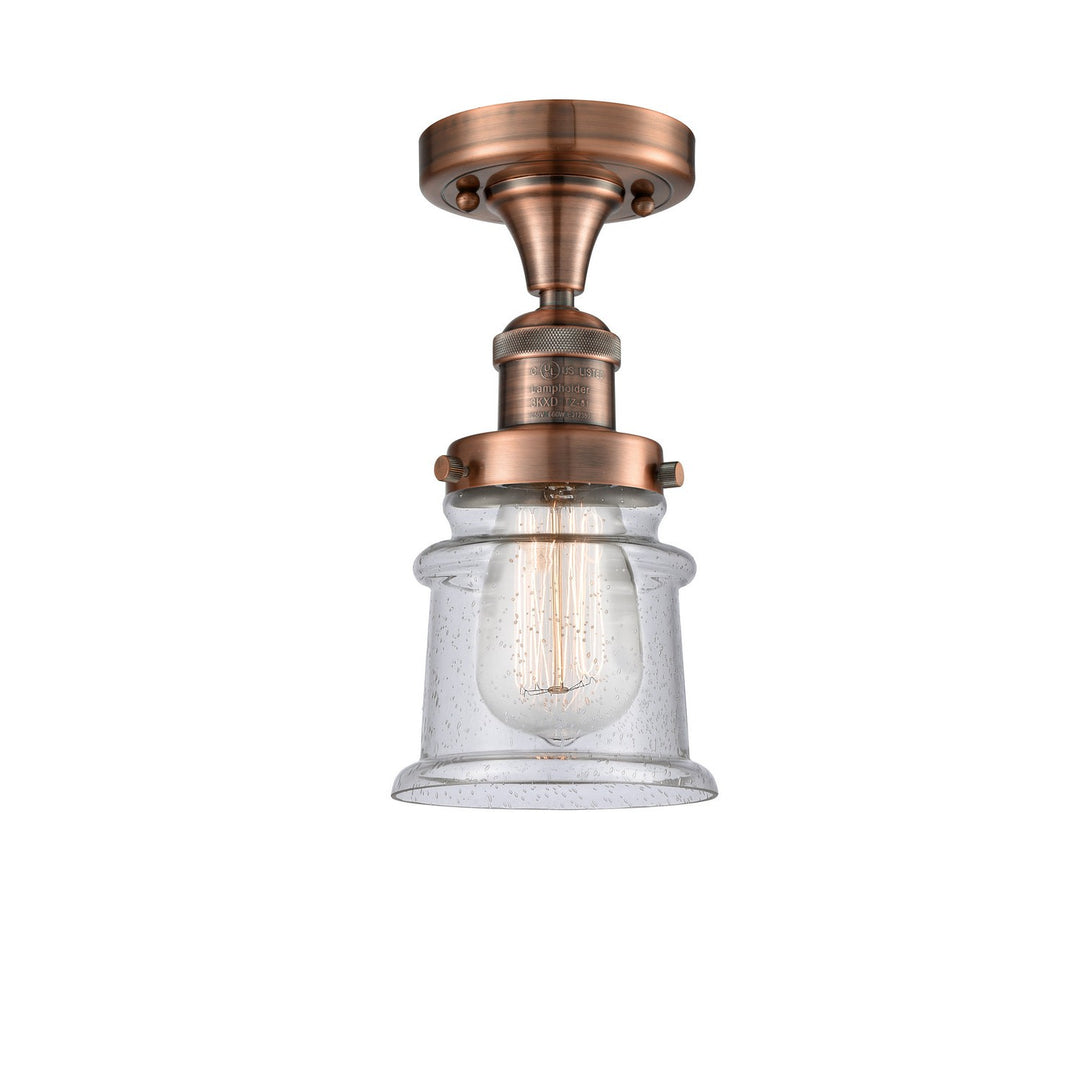 Innovations Franklin Restoration 517-1CH-AC-G184S-LED Ceiling Light - Antique Copper