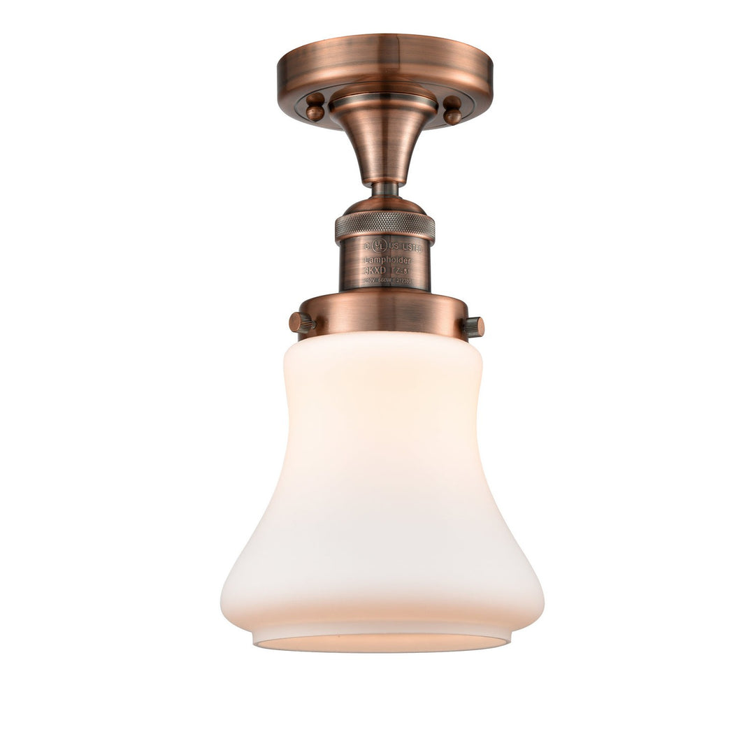Innovations Franklin Restoration 517-1CH-AC-G191-LED Ceiling Light - Antique Copper