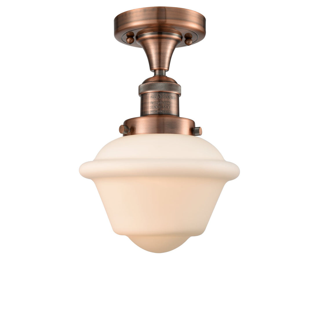 Innovations Franklin Restoration 517-1CH-AC-G531-LED Ceiling Light - Antique Copper