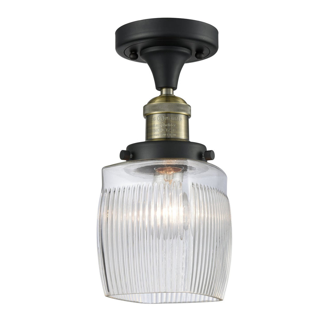 Innovations Franklin Restoration 517-1CH-BAB-G302-LED Ceiling Light - Black Antique Brass