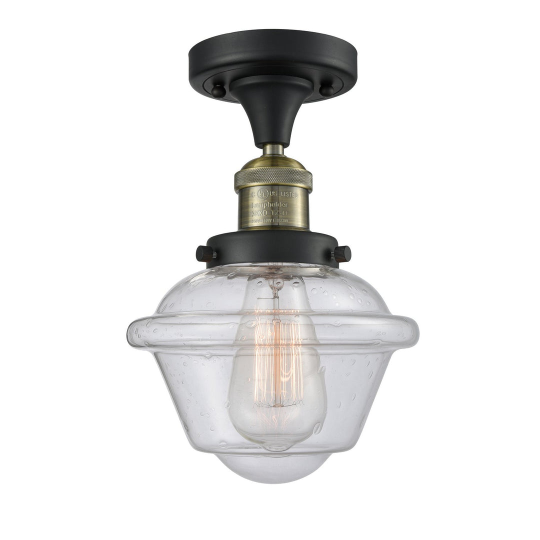 Innovations Franklin Restoration 517-1CH-BAB-G534-LED Ceiling Light - Black Antique Brass