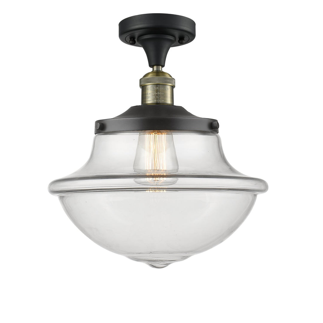 Innovations Franklin Restoration 517-1CH-BAB-G542 Ceiling Light - Black Antique Brass