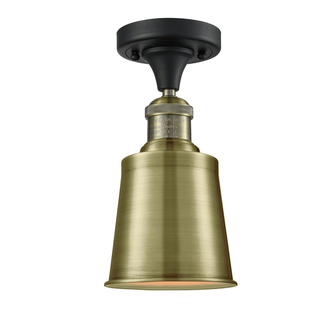 Innovations Franklin Restoration 517-1CH-BAB-M9-AB Ceiling Light - Black Antique Brass