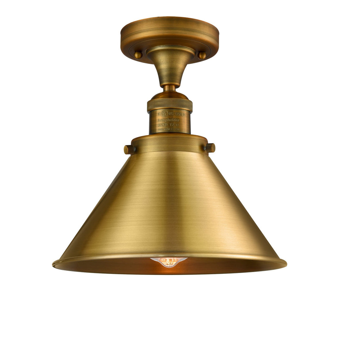 Innovations Franklin Restoration 517-1CH-BB-M10-BB Ceiling Light - Brushed Brass