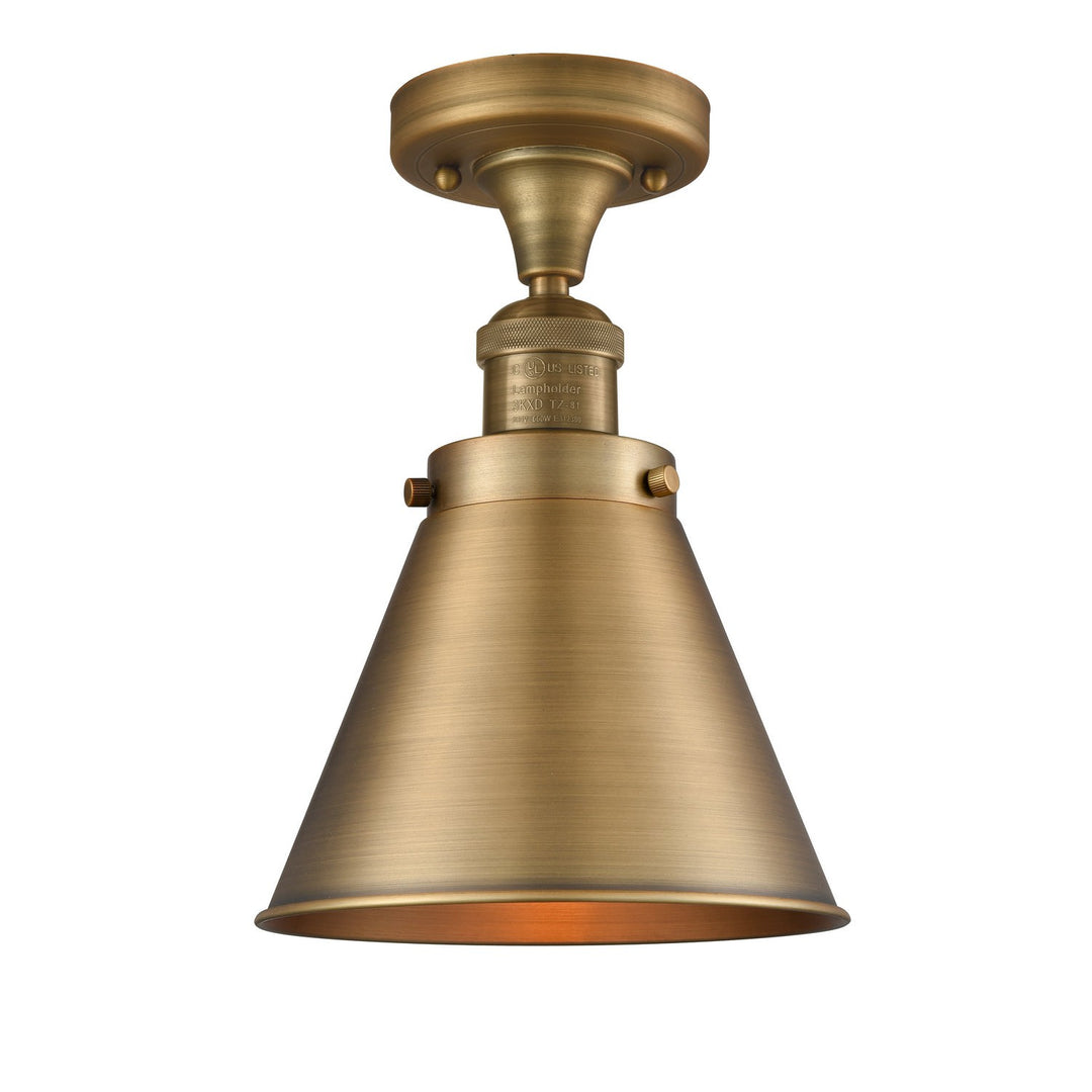 Innovations Franklin Restoration 517-1CH-BB-M13-BB-LED Ceiling Light - Brushed Brass