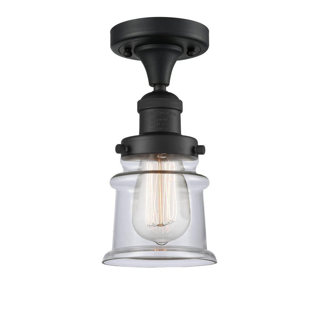 Innovations Franklin Restoration 517-1CH-BK-G182S-LED Ceiling Light - Matte Black