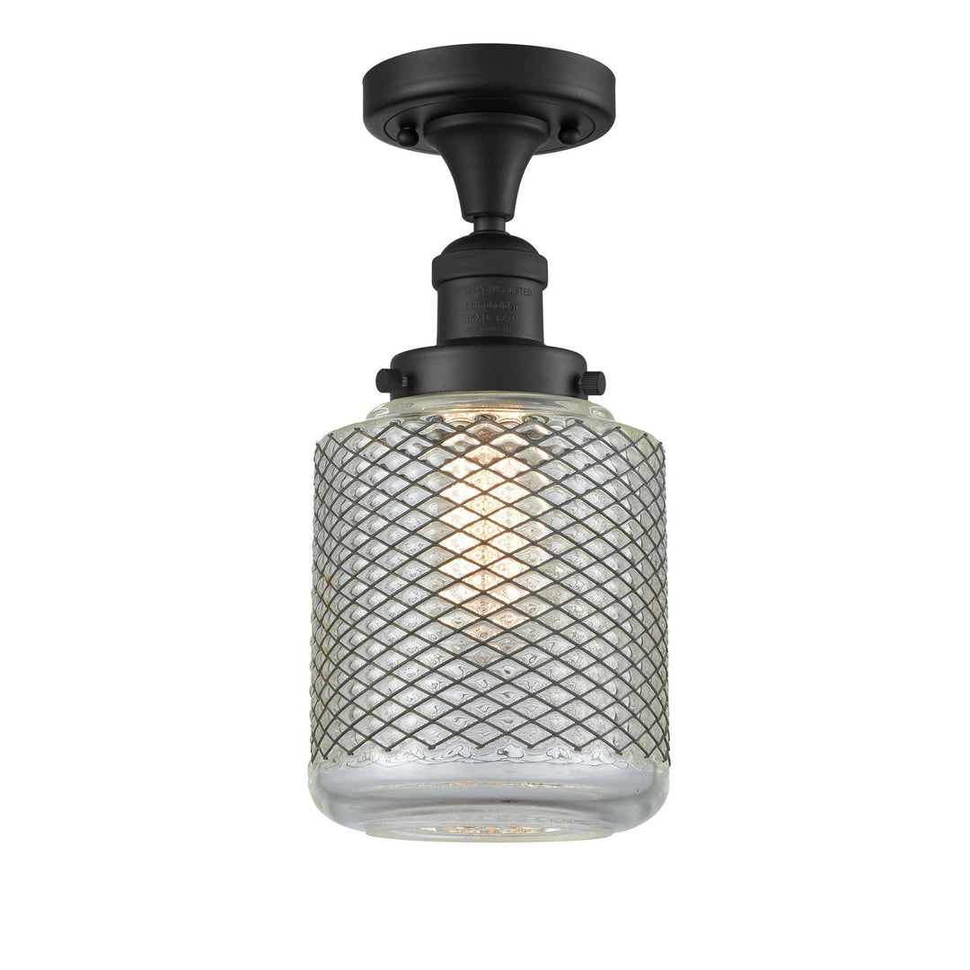 Innovations Franklin Restoration 517-1CH-BK-G262-LED Ceiling Light - Matte Black
