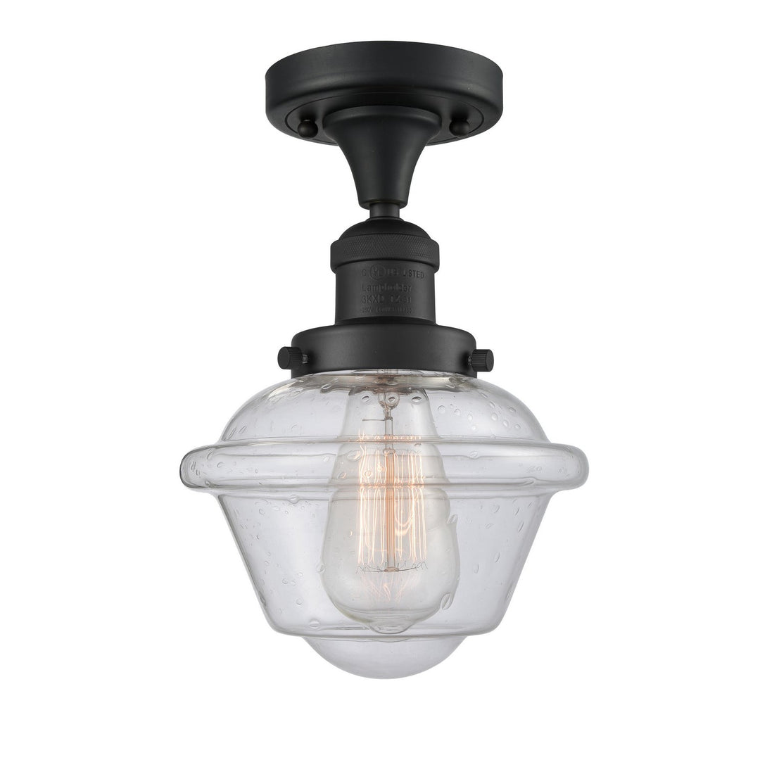 Innovations Franklin Restoration 517-1CH-BK-G534 Ceiling Light - Matte Black