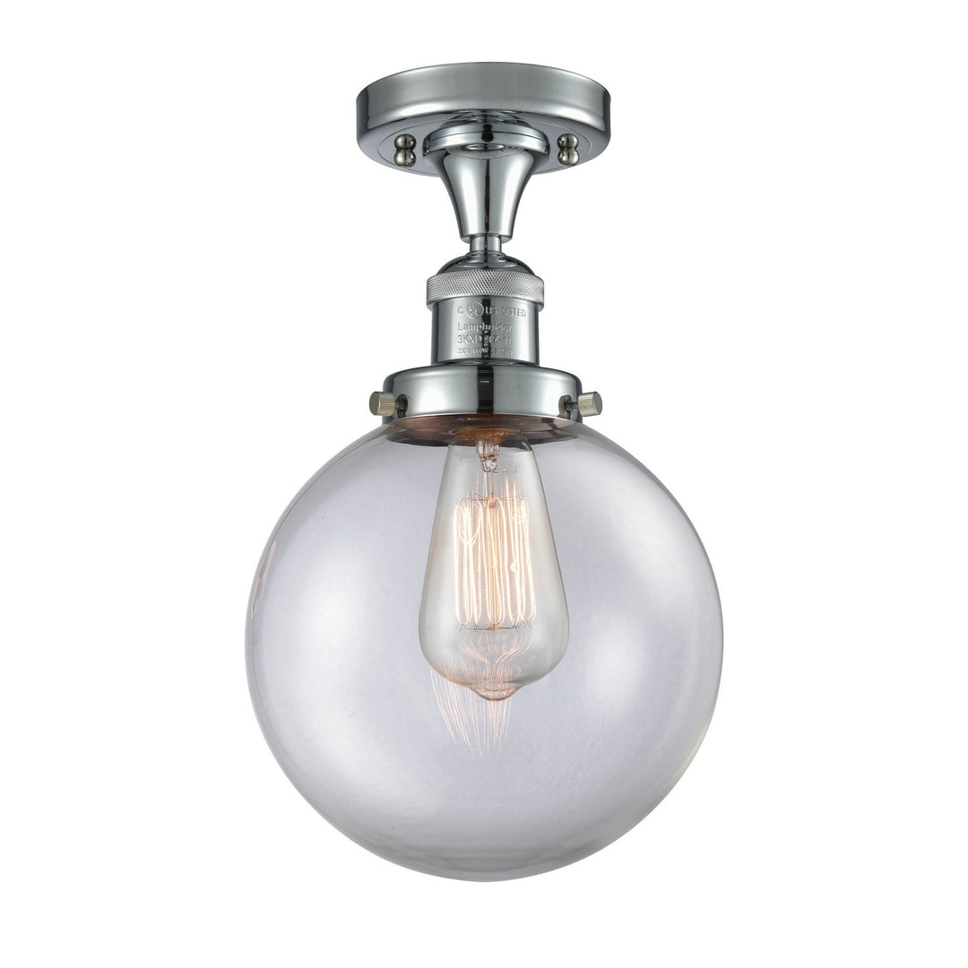 Innovations Franklin Restoration 517-1CH-PC-G202-8-LED Ceiling Light - Polished Chrome