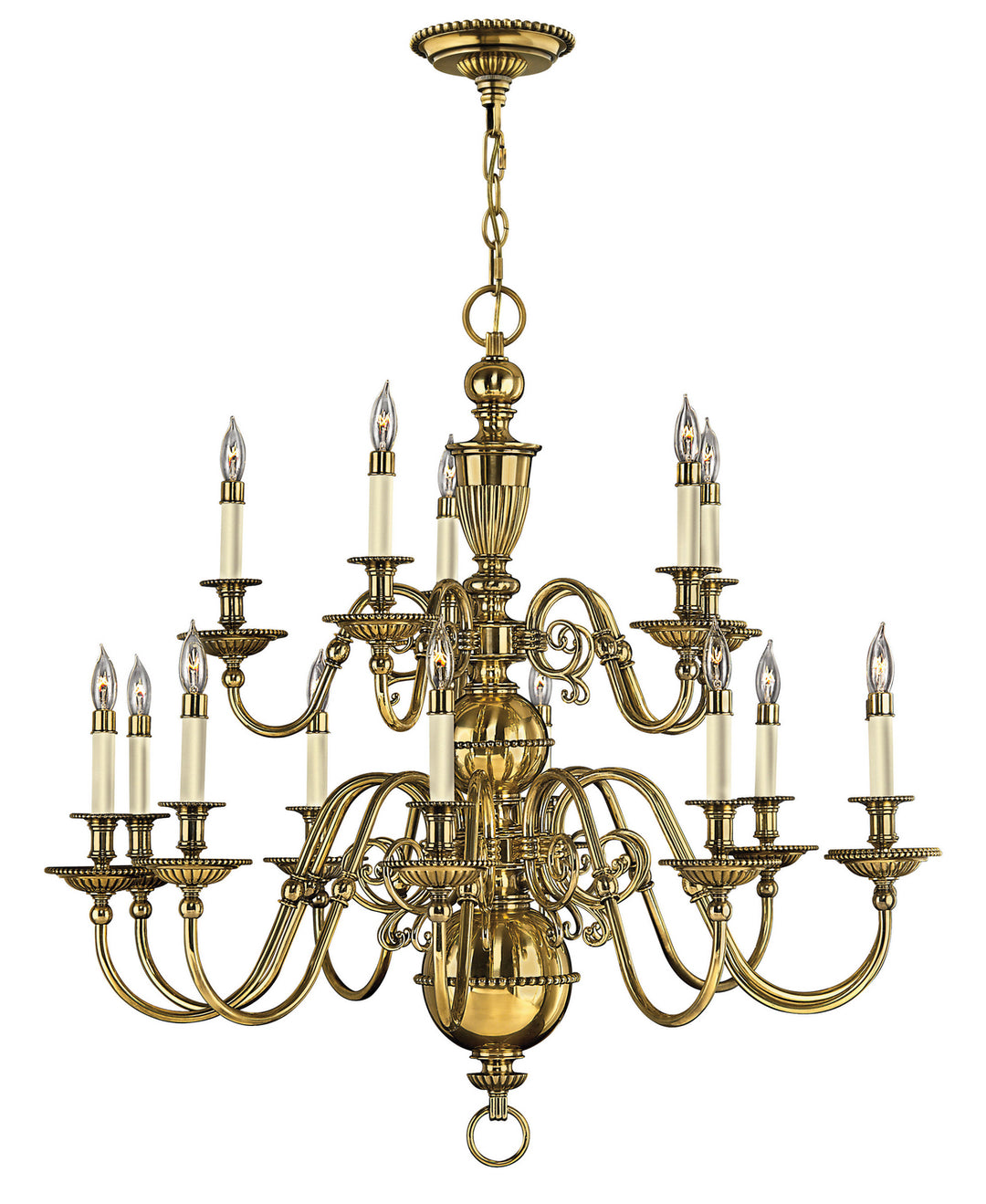 Hinkley Cambridge 4417BB Chandelier Light - Burnished Brass