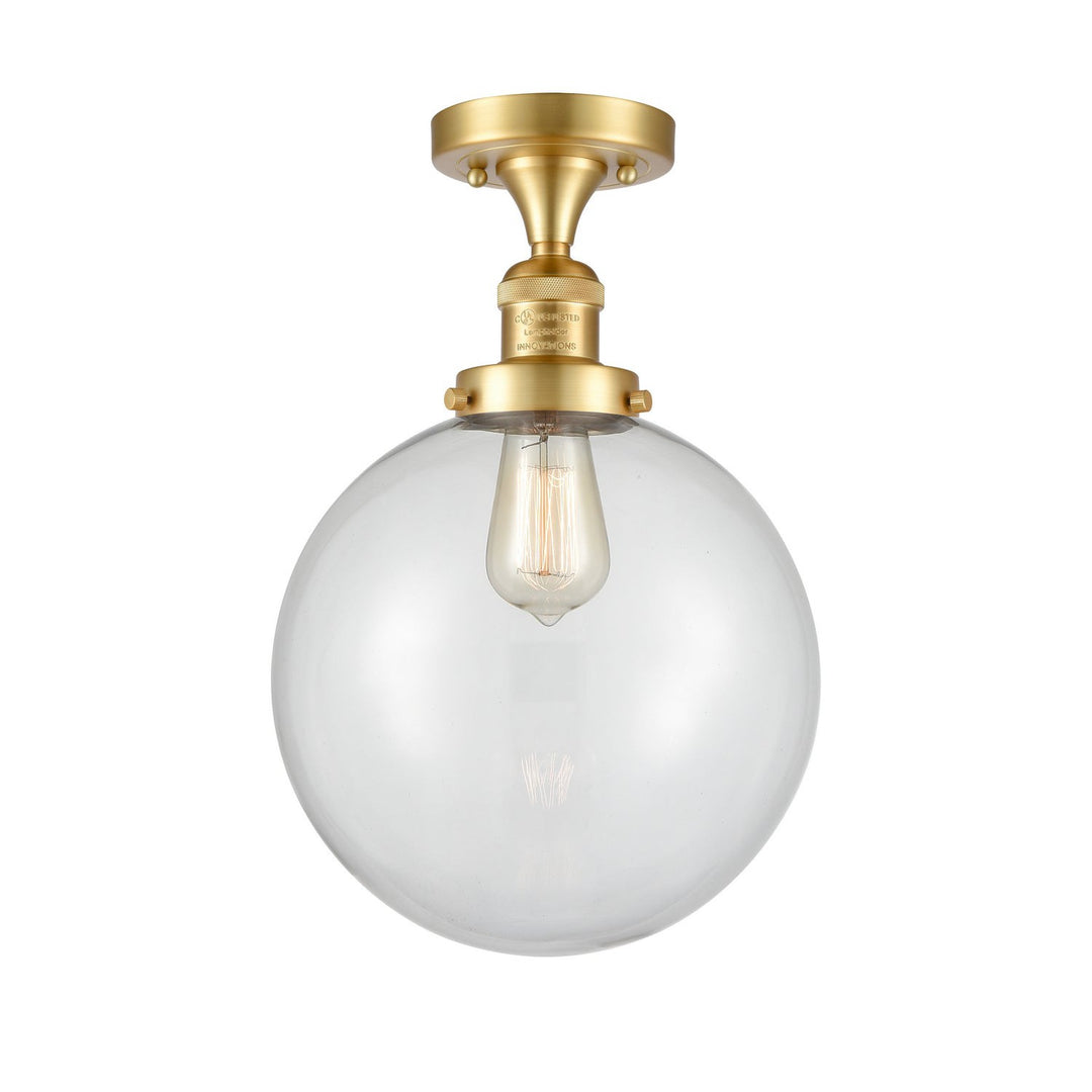 Innovations Franklin Restoration 517-1CH-SG-G202-10 Ceiling Light - Satin Gold