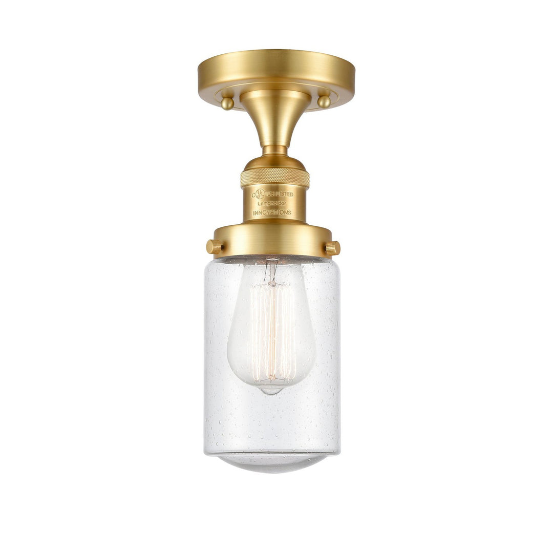 Innovations Franklin Restoration 517-1CH-SG-G314 Ceiling Light - Satin Gold