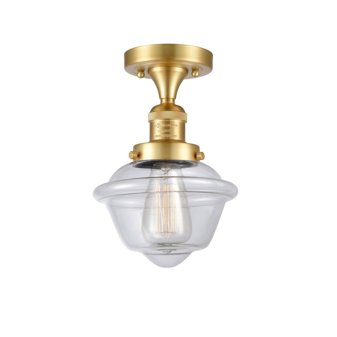 Innovations Franklin Restoration 517-1CH-SG-G532 Ceiling Light - Satin Gold