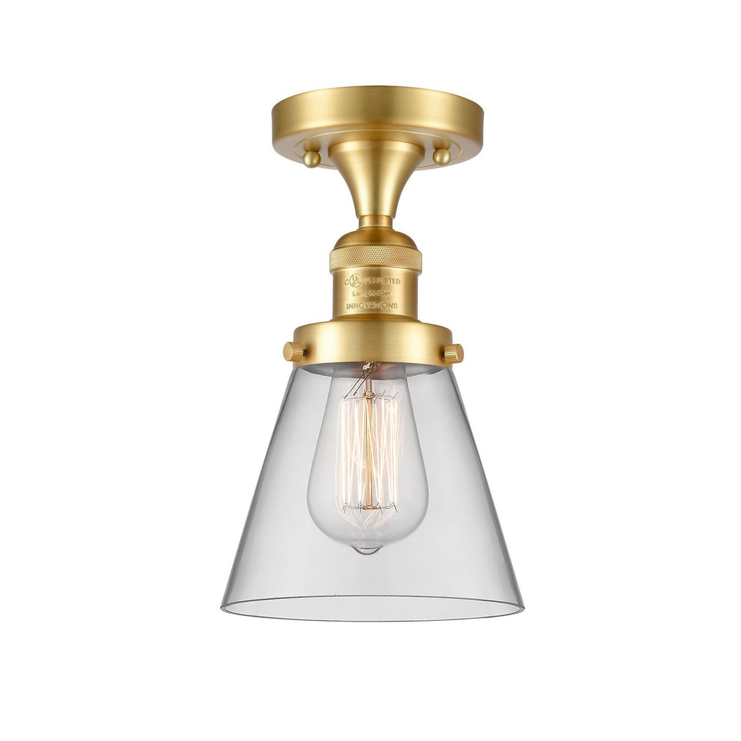 Innovations Franklin Restoration 517-1CH-SG-G62 Ceiling Light - Satin Gold