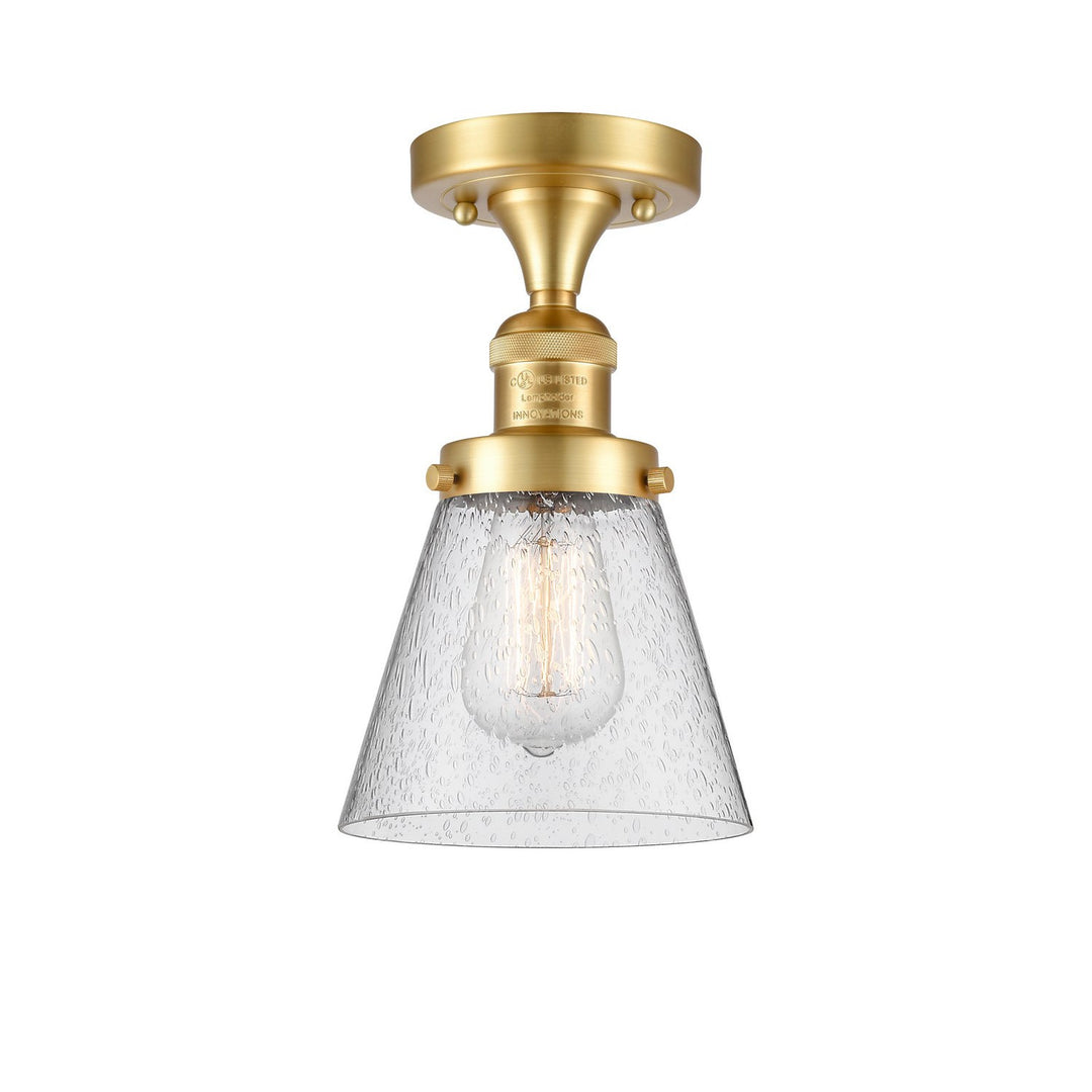 Innovations Franklin Restoration 517-1CH-SG-G64 Ceiling Light - Satin Gold