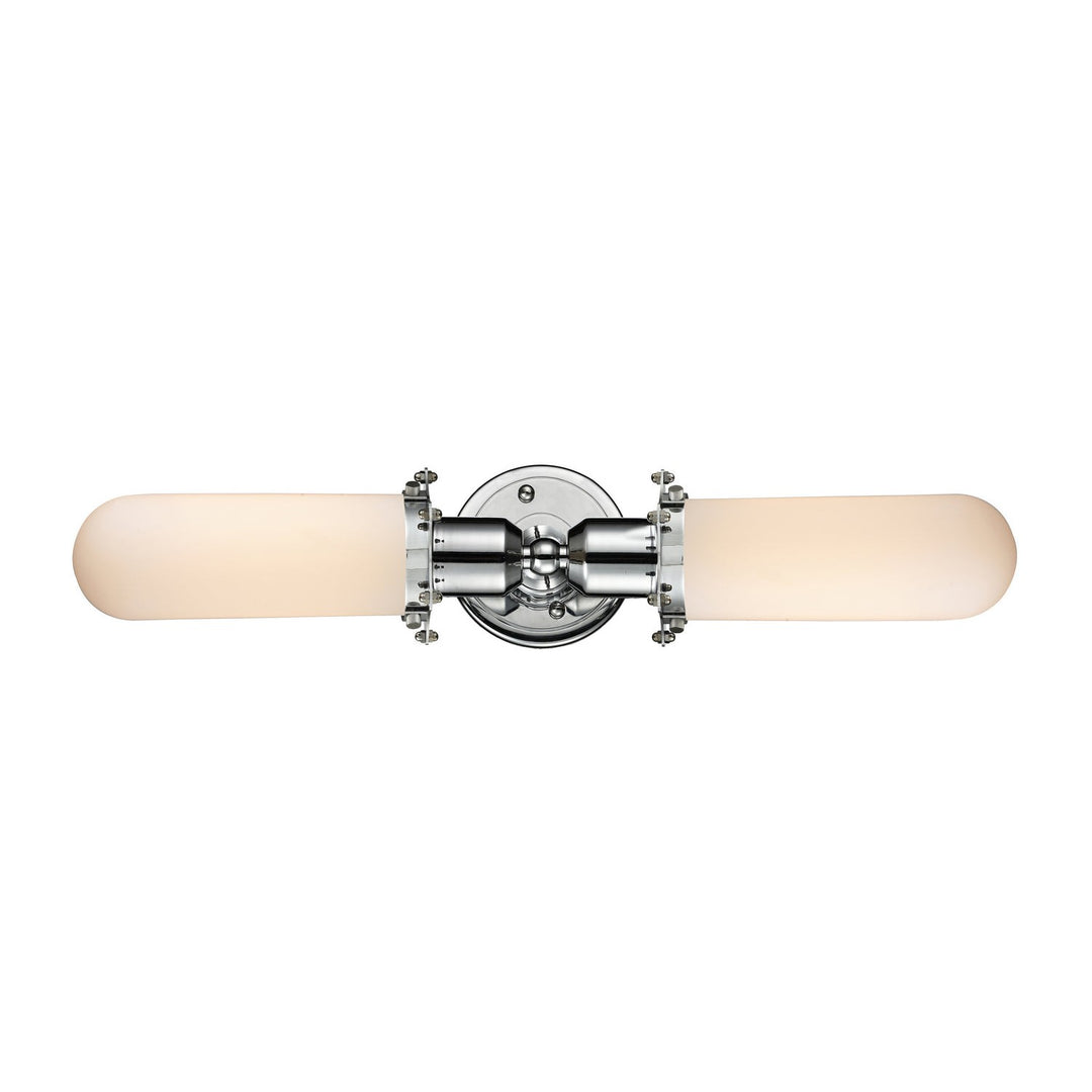 Innovations Austere 900-2W-PC-CE228-PC-W Bath Vanity Light 22 in. wide - Polished Chrome