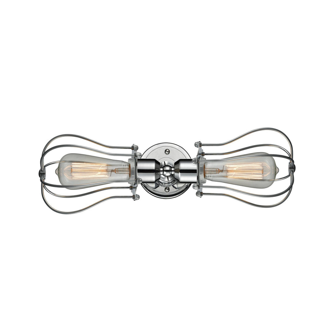 Innovations Austere 900-2W-PC-CE513-PC Bath Vanity Light 19 in. wide - Polished Chrome