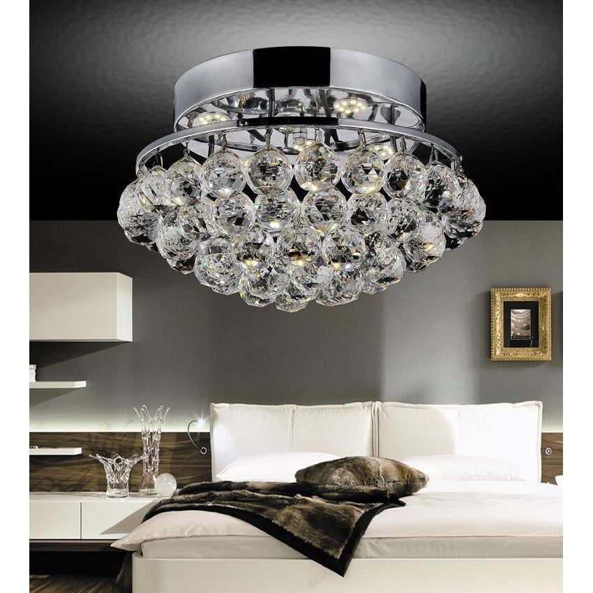 CWI Queen 8038c14c-r Ceiling Light - Chrome